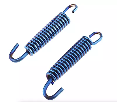 Exhaust Spring Set Blue Upgrade - Header Pipe & Silencer For Dirt Bikes. • $40.14