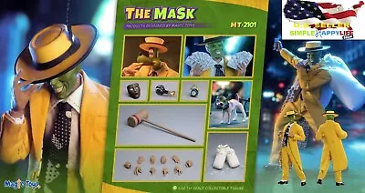 MAGIC TOYS The Mask 1/12 SCALE Jim Carrey Figure Collectible Doll MT-2101 ❶USA❶ • $121.59