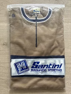 NEW Vintage Santini Team Molteni Italian Wool Cycling Jersey Sz Large Italy RARE • $199.99