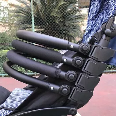 £20.30 • Buy Baby Stroller Accessories Armrest Bumper Bar Leather Cover Handle Stroller Fence