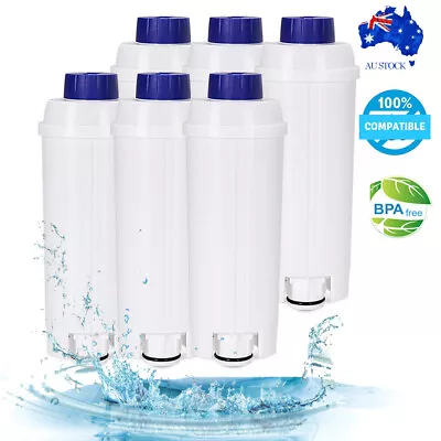 6 X Water Filter For Delonghi Magnifica S Automatic Coffee Machine ECAM22110SB • $19.88