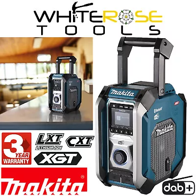 Makita DAB Radio Job Site Work Cordless CXT LXT XGT Phone Charger USB AUX • £213.85