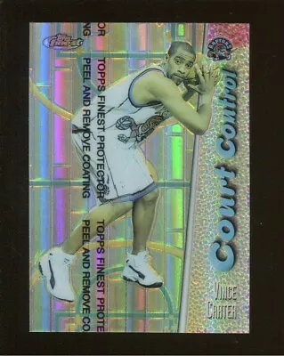 1998 Finest #CC14 Vince Carter RC Court Control Refractor /150 - NM/MT *BNCARDS* • $18.50