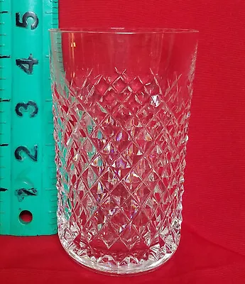 $40 • Buy Waterford Irish Crystal Alana 4 5/8  Flat Tumbler Water Glass Cut Cross Hatch