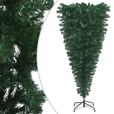 Upside-down Artificial Christmas Tree With Stand Green 120  R7C8 • $73.82