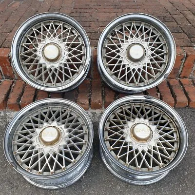 $1234.05 • Buy JDM  15  Volk Rays Mesh EMU Rims Wheels For AE86 Hachiroku Ta22 Mesh Ra25 Ta23 