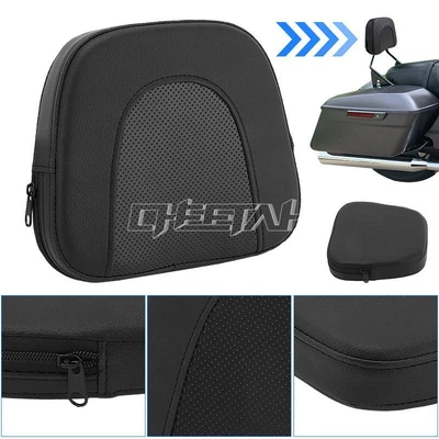 $15.99 • Buy Sissy Bar Passenger Backrest Cushion Pad Fit For Harley Yamaha Honda Suzuki