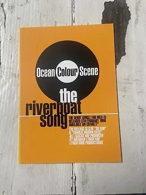 Ocean Colour Scene - Riverboat Song Flyer (1996) • £1.99