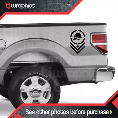 2 Pcs Metal Mulisha Truck Bed Side Decal Vinyl Fits Dodge Ford Chevy Racing • $19.99