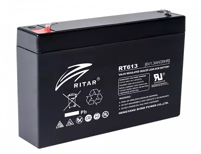 £8.90 • Buy 6v 1.3ah/1.2ah Rechargeable Battery