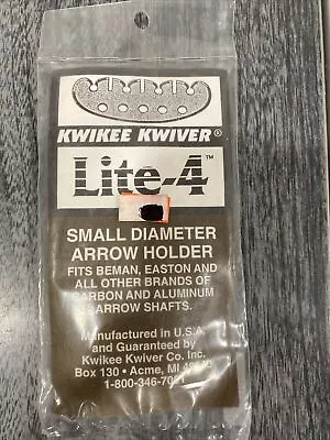 New Kwikee Kwiver Lite-4 Small Diameter Arrow Holder / Gripper - Beman Easton • $14.99