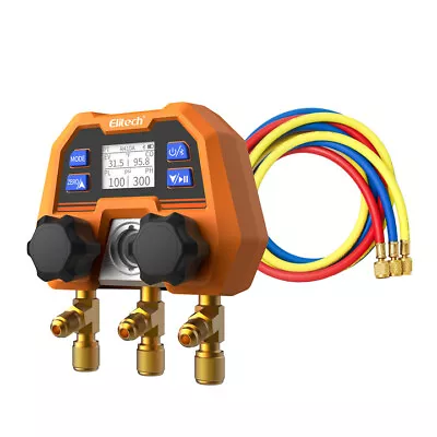 Elitech Manifold Gauge App Control ARTEMIS DMG-4B+Refrigerant Charging Hose Set  • $159.99