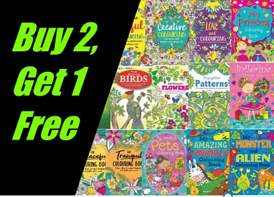 ADVANCE COLOURING BOOKS MIND RELAXING For Kids And Adult Stress Relief Therapy • £4.99