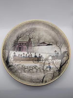Anna Perenna American Silouettes P Buckley Moss Art Plate Hayride • $10