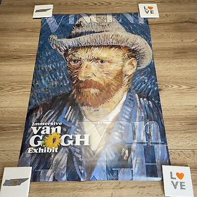 Vincent Van Gogh Exhibit Immersive Original Poster 24  X 36  Museum • $9.99