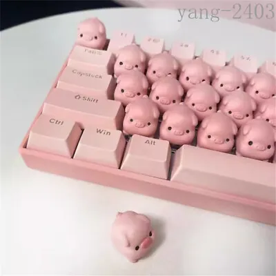 Little Pig Keyboard Cute Mechanical Keyboard Gift Collection Press With Sound  • $225.25