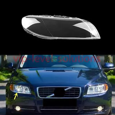 For Volvo S80 2009-2015 Right Side Headlight Lens Clear Cover + Sealant Glue • $109.25