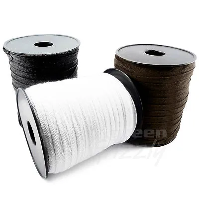 Cotton Bunting Apron Herringbone Twill Webbing Tape Sewing Strap White Beige • £3.91