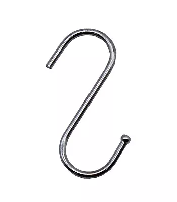 Metal S Hooks Chrome Color Small Stainless Steel Hanging S Shaped Hanger 20 Pcs • $8