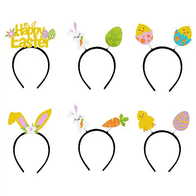 Easter Rabbit Headband Easter Egg Hairband Easter Headwear For Kids Adults • £8.03