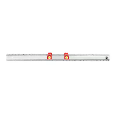 36 In. Set And Match Ruler With Sliding Vials With English Graduations 1/8 • $19.67