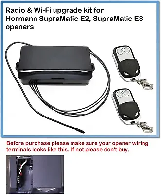 Universal 433MHz. Radio & Wi-Fi Upgrade Kit For Hormann SupraMatic E2 E3 • £7.55