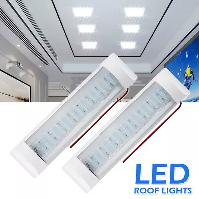 2 LED Interior Lights Roof Ceiling Light For RV Camper Trailer Motorhome 12-24V  • $17.96