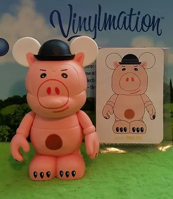 DISNEY Vinylmation 3  Park Set 1 Toy Story Chaser Evil Porkchop Pig Hamm W/ Card • $14.99