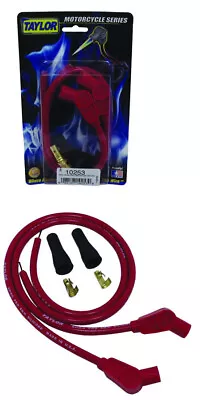 Taylor Spark Plug Wire Set 10253 Spiro Pro 8mm Red 135 Universal Motorcycle Kit • $21.95