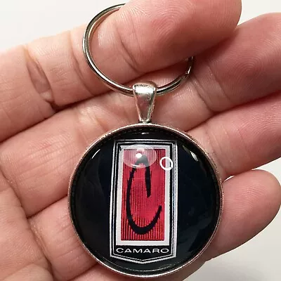 $12.95 • Buy Vintage 71-74 Chevrolet Camaro Header Panel Emblem Badge Reproduction Keychain