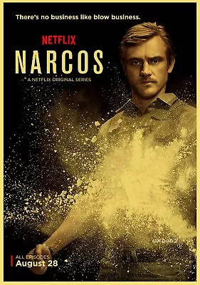 Narcos Tv Show Movie Poster Print Premium  Wall Art Size A5-a1 • $5