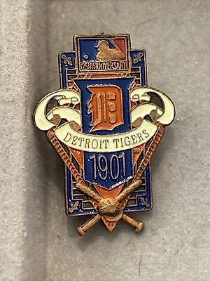 Detroit Tigers Pin MLB Baseball 125th Anniversary Rare Vintage W/ Card • $12.99