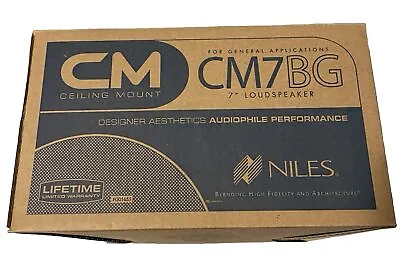 Niles Audio CM7BG Seven Inch 7  Loudspeaker Ceiling Mount NEW In Box • $40