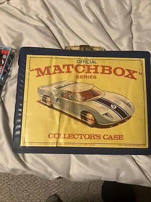 - MATCHBOX Mach 5 COLLECTOR CASE 1968 Vtg Original Full Of Cars Old Matchbox Hot • $130