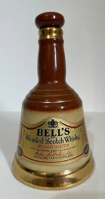 WADE CERAMIC BELL'S  SCOTCH WHISKY BELL DECANTER - PERTH SCOTLAND 18.75cl EMPTY. • £2.95