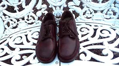 SAS Men's Brown Leather Shoes Size 10.5 M Soft Step Heel USA Tripad Comfort USA • $29.95