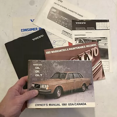 1981 Volvo 240 Wagon Owners Manual Great Shape Manual Repair Book 244 242 245 • $39