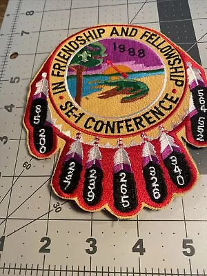 1988 SE-1 Section Conference Jacket Back Patch OA Order Of The Arrow 50B-597G • $8.99