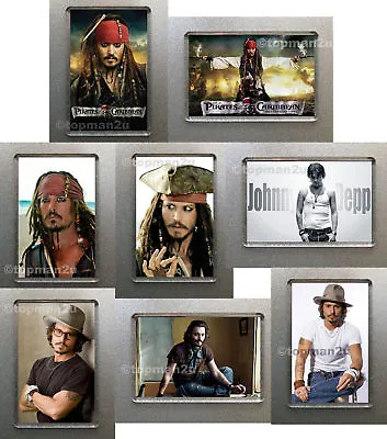 £4 • Buy New, Quality Fridge Magnets - JOHNNY DEPP Capt Jack Sparrow, Nice Choice, U Pick