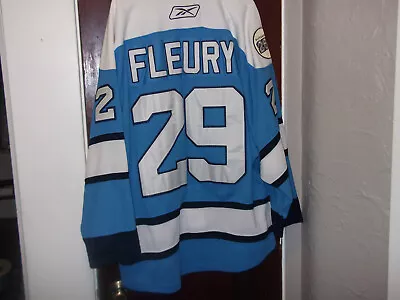 Penguin 2008 Winter Classic Jersey Fleury Rbk 54 Used...ship Lower 48 Only. • $67.66