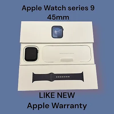 Apple Watch Series 9 45mm Aluminum Case With Sport Band - Midnight M/L (GPS)... • $309.89