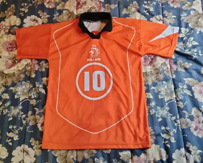 Netherlands Ruud Van Nistelrooy Soccer Team Fan Football Supporter Orange Shirt • $8