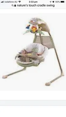 Fisher Price Natures Sounds Baby Swing (like New) • $50