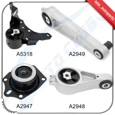 $68.90 • Buy Engine Motor Mount Kit 4Pcs For 2003 Dodge Neon SXT / SE Sedan 4-Door 1996CC