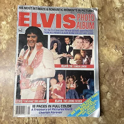 Modern Screen Elvis Presley Photo Album Vtg 1980 Magazine Color Photos - NoML VG • $16.70