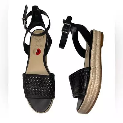 Vince Camuto L Kovya Leather Espadrille Sandals Size 10 • $30