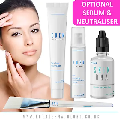 40% Professional Glycolic Acid Skin Peel + Optional Neutraliser & Serum |SDNA • £11.49