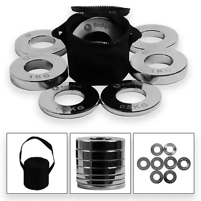 BodyRip Olympic Fraction Weight Plates Set 0.25-1KG 2  Low Weights Carry Bag Gym • £49.95