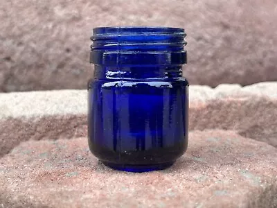 RARE OLD VINTAGE 1960's VICKS VAPORUB UNIQUE GLASS EMPTY BOTTLE/JAR COLLECTIBLE • $35