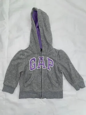Gap Baby Girl Hoodie Jacket Size 12-18m • £7.99